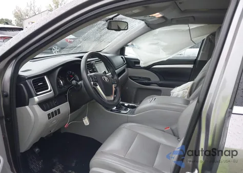 2015 Toyota Highlander Xle V6 from USA, damaged, VIN 5TDJKRFH2FS198098